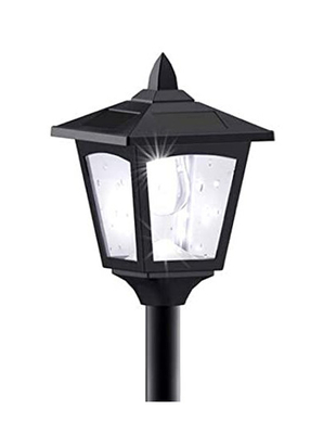 40 Inches Mini Solar Lamp Post Lights Outdoor Solar Powered Street Lights For Lawn Pathway