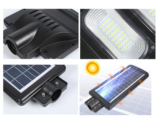 1300Lm 64WH Outdoor Led Solar Street Light , RoHS Solar Battery Street Light