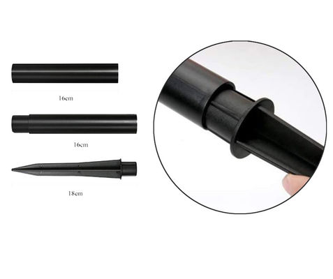 61.85CM Connectable Solar Spike Garden Lights , 6500K Solar Powered Lawn Lights