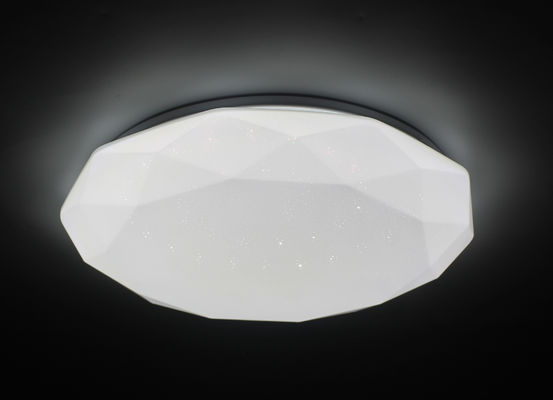 6500K 24W 60W CE Ceiling LED Fixtures Diamond 25000hrs Remote Dimming