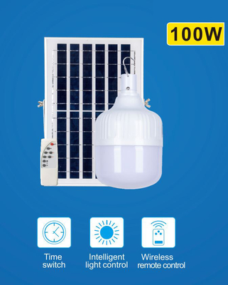LiFePO4 SMD5730 Rechargeable Solar Powered Lamp 570lm Led Emergency Bulb