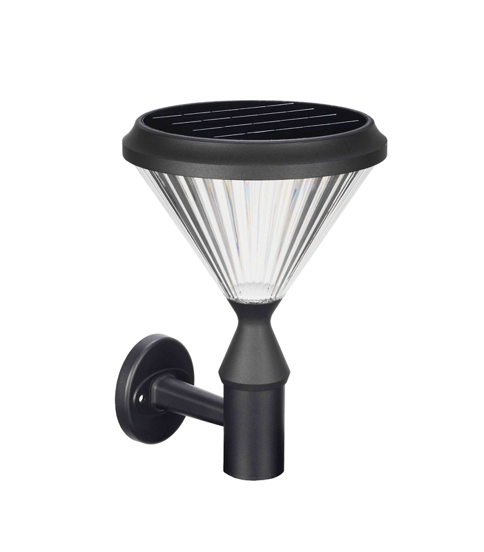 4.5W 3000K Solar LED Wall Lights IP65 Patent SMD2835 Aluminum